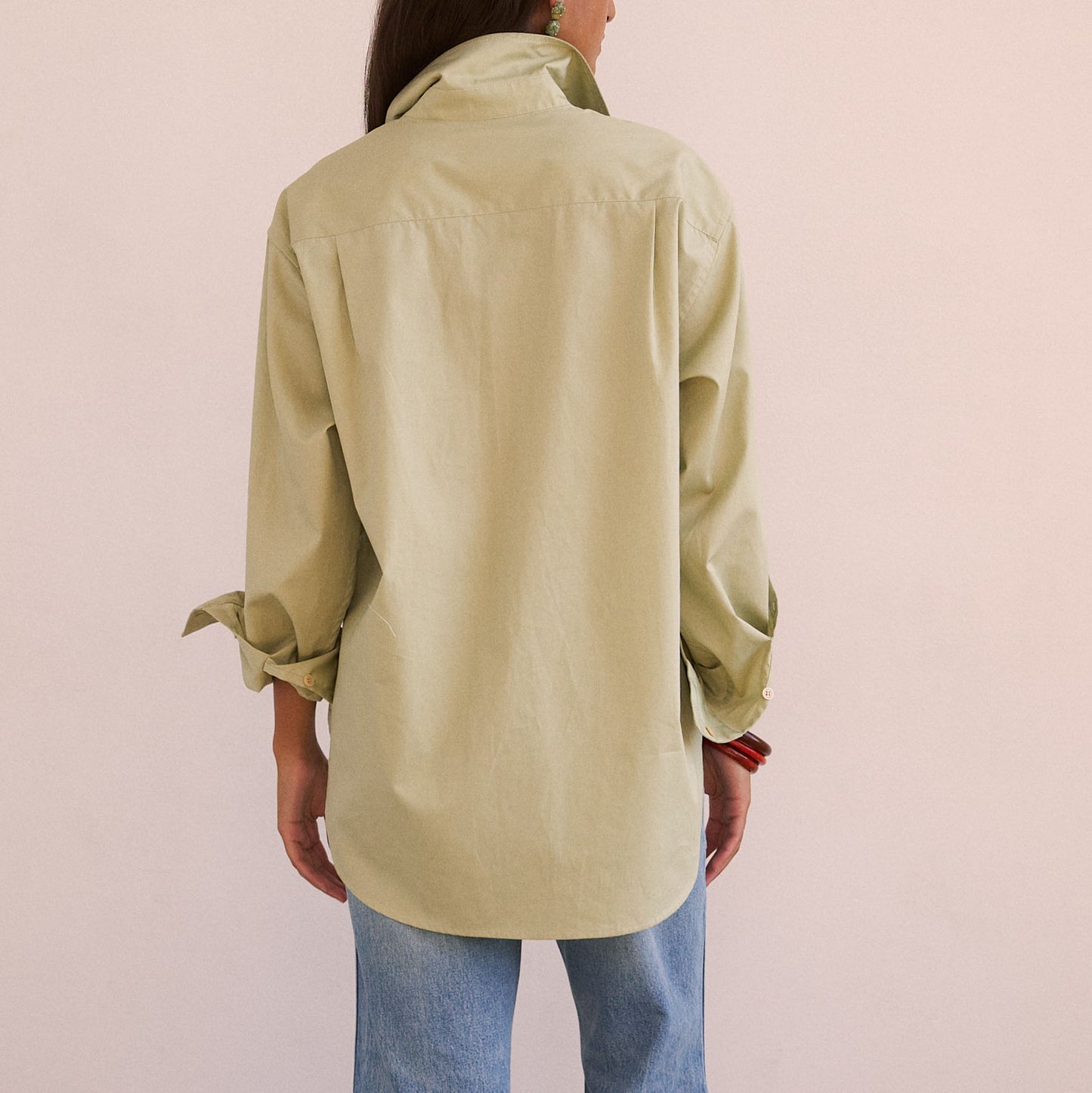 The Weekend Shirt in Pistachio
