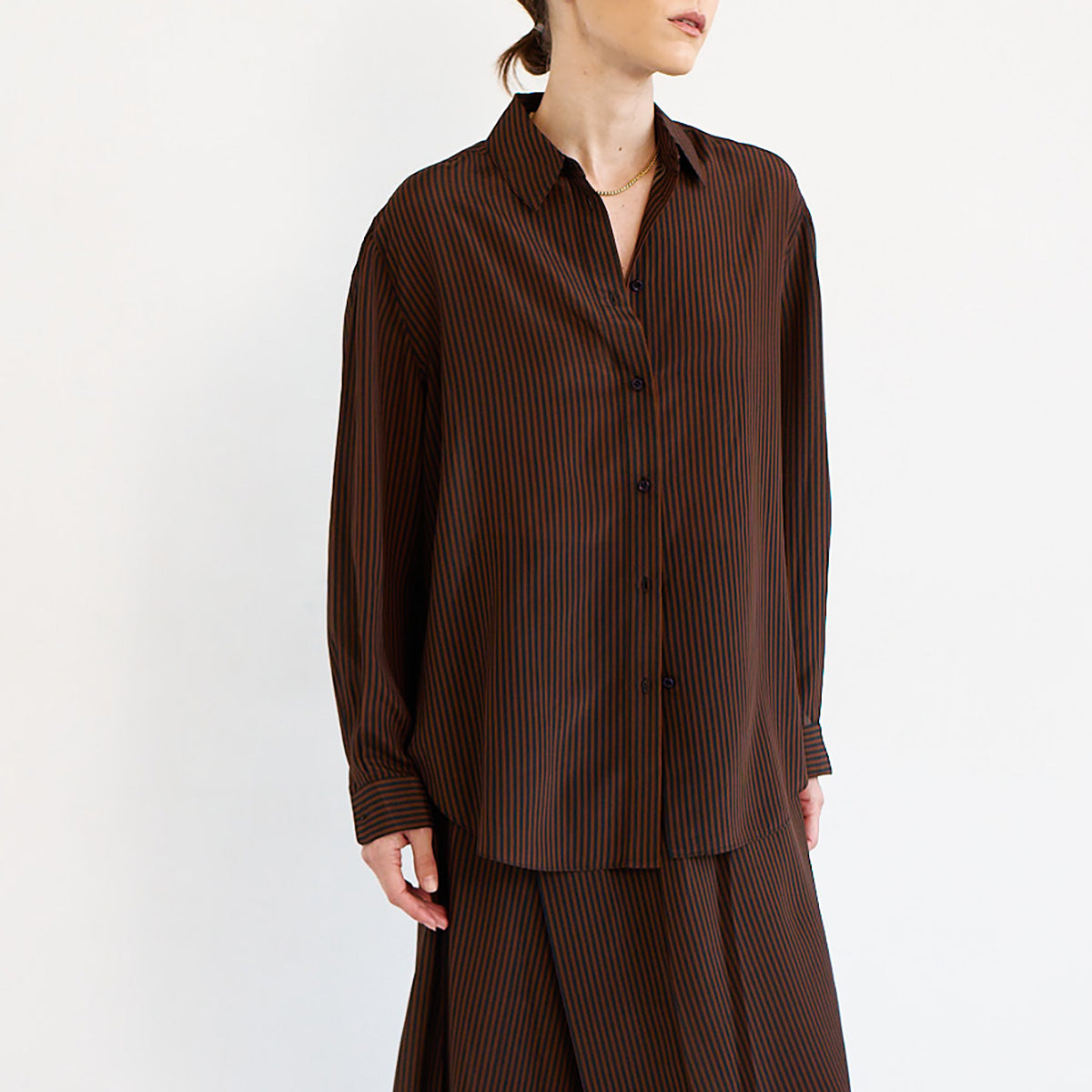 The Lucy Blouse in Signature Stripe