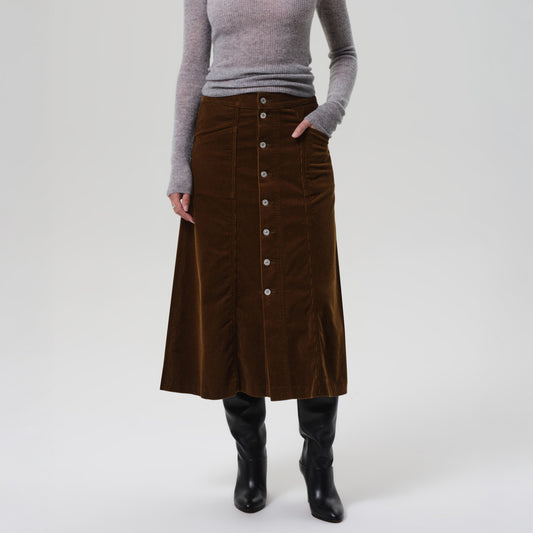 Devin A-Line Skirt in Manuka