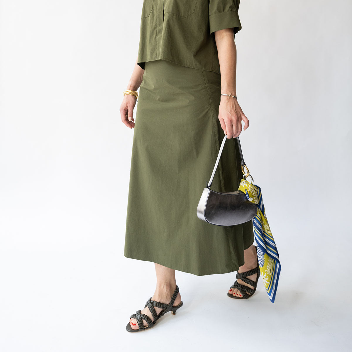 The A Line Skirt in Military