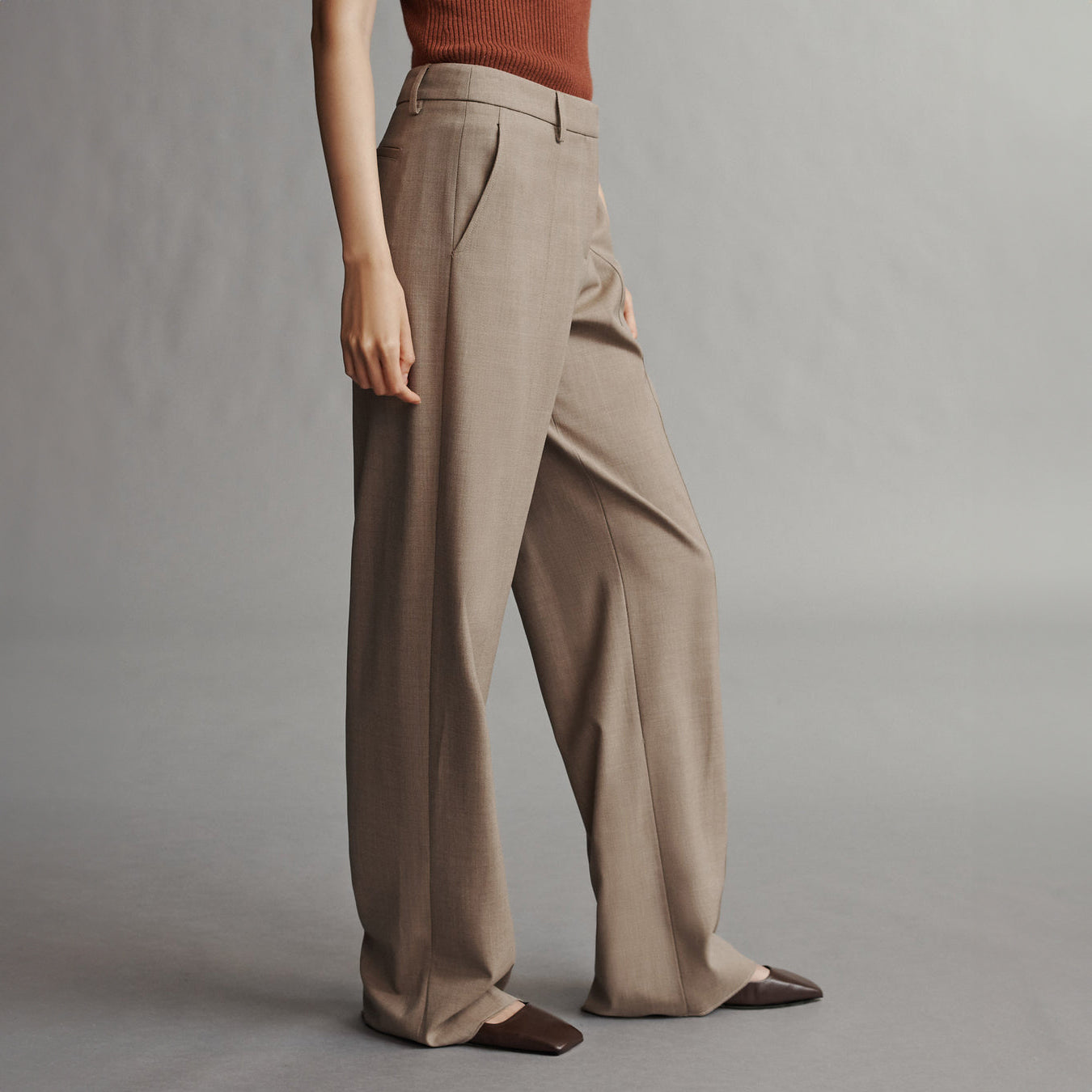 Elizabeth St. Trouser in Sandstone