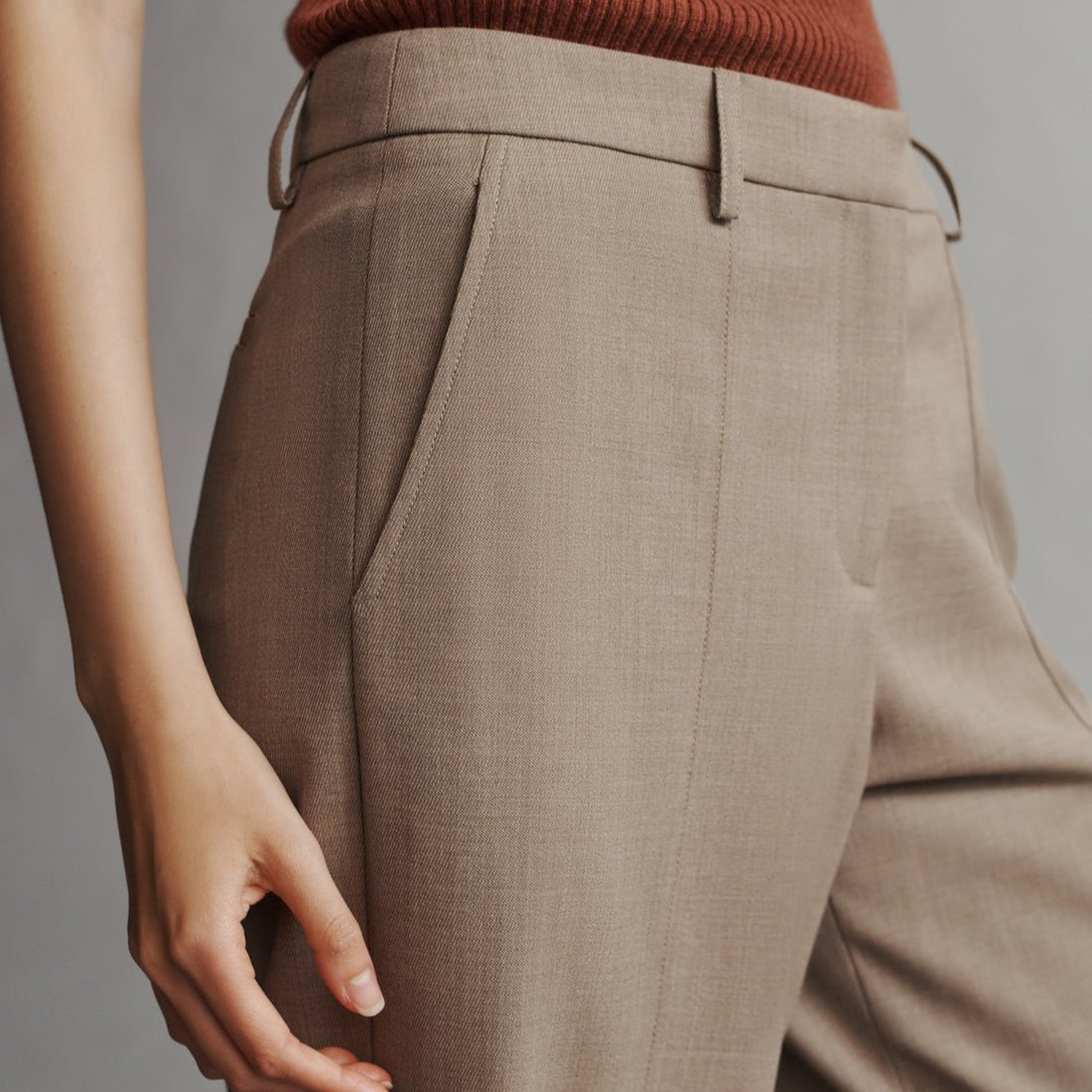 Elizabeth St. Trouser in Sandstone