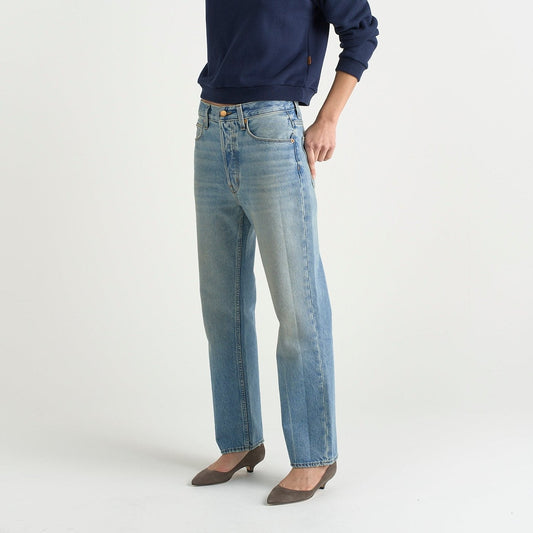 The Slouch Jean in Washed Indigo