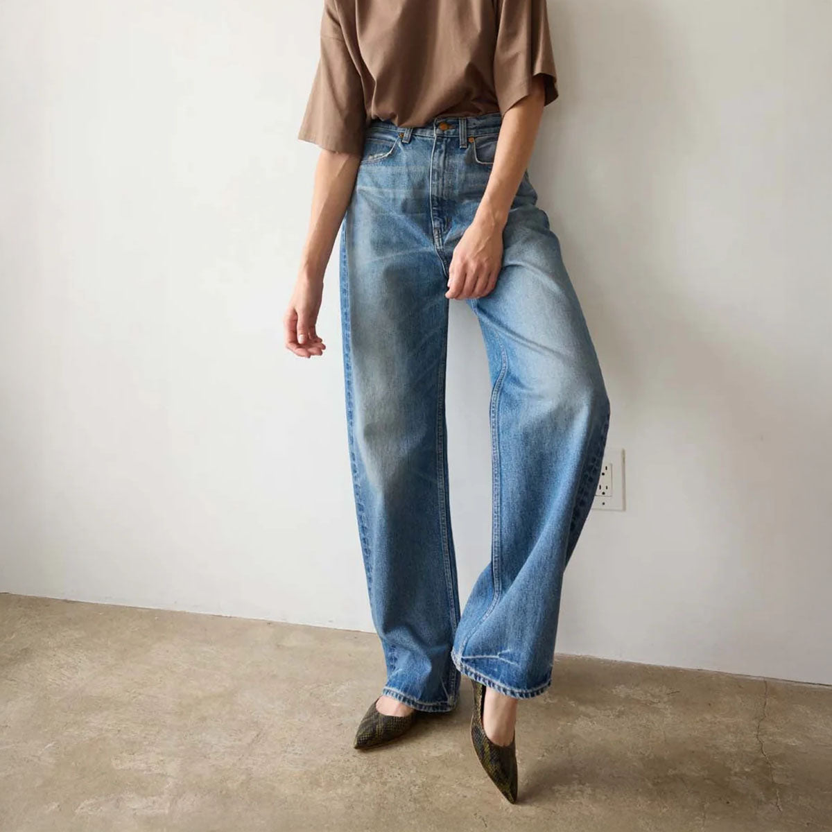 Fan Jean in Borrego Indigo