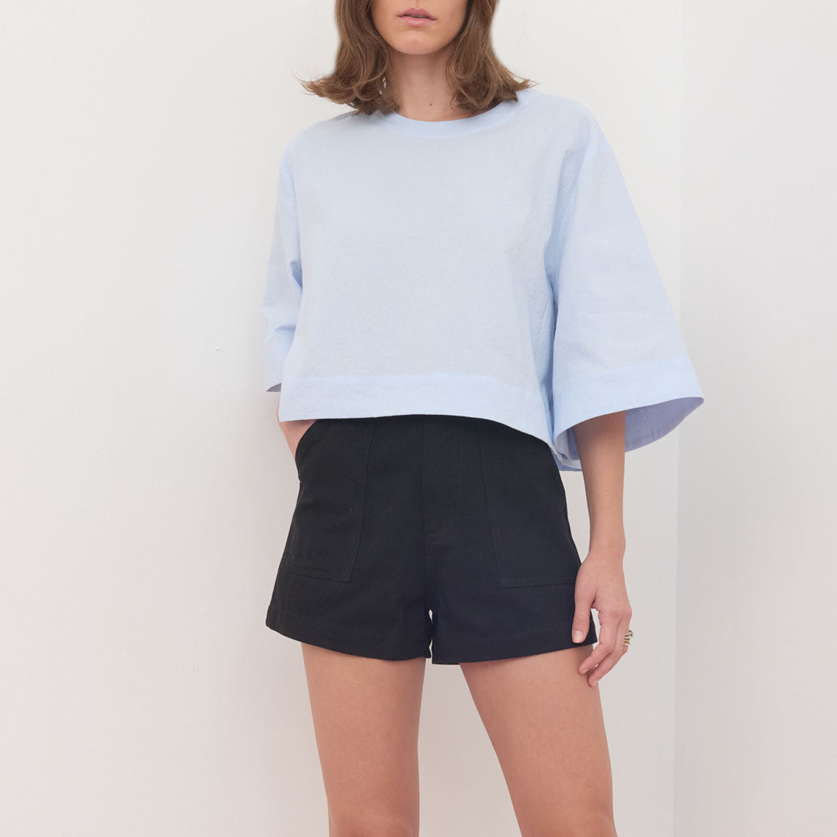 Violet Top in Blue