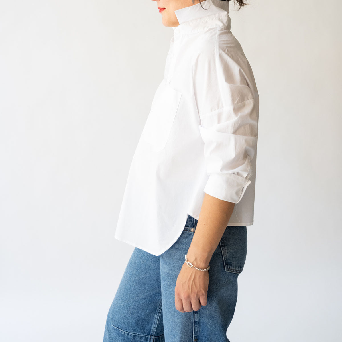 Carter Blouse in White