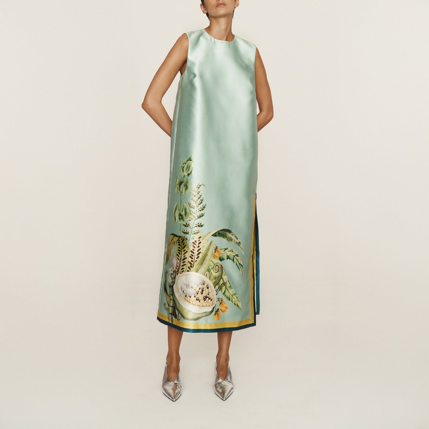 Anita Midi Dress in Mint