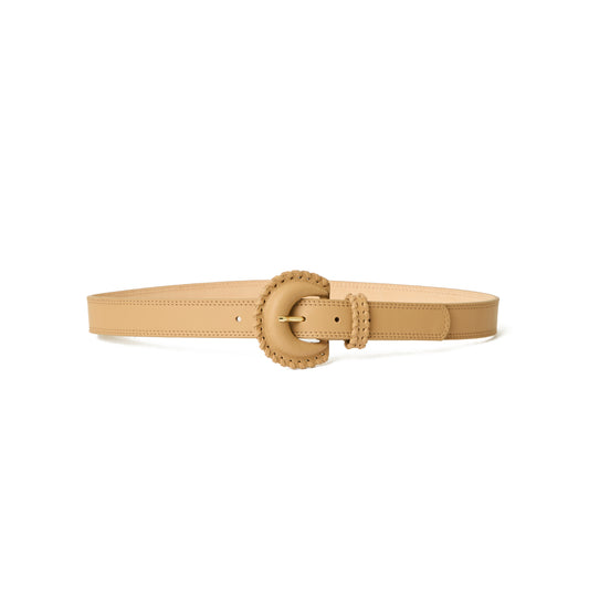 Owen Leather Belt in Vacchetta