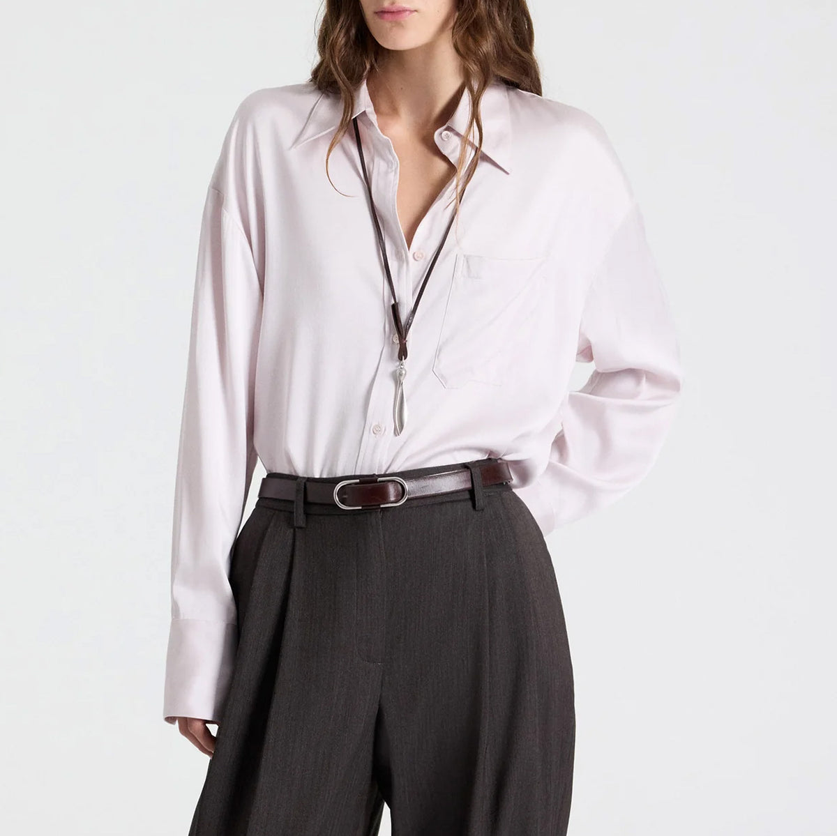Big Joe Shirt in Grey Lilac