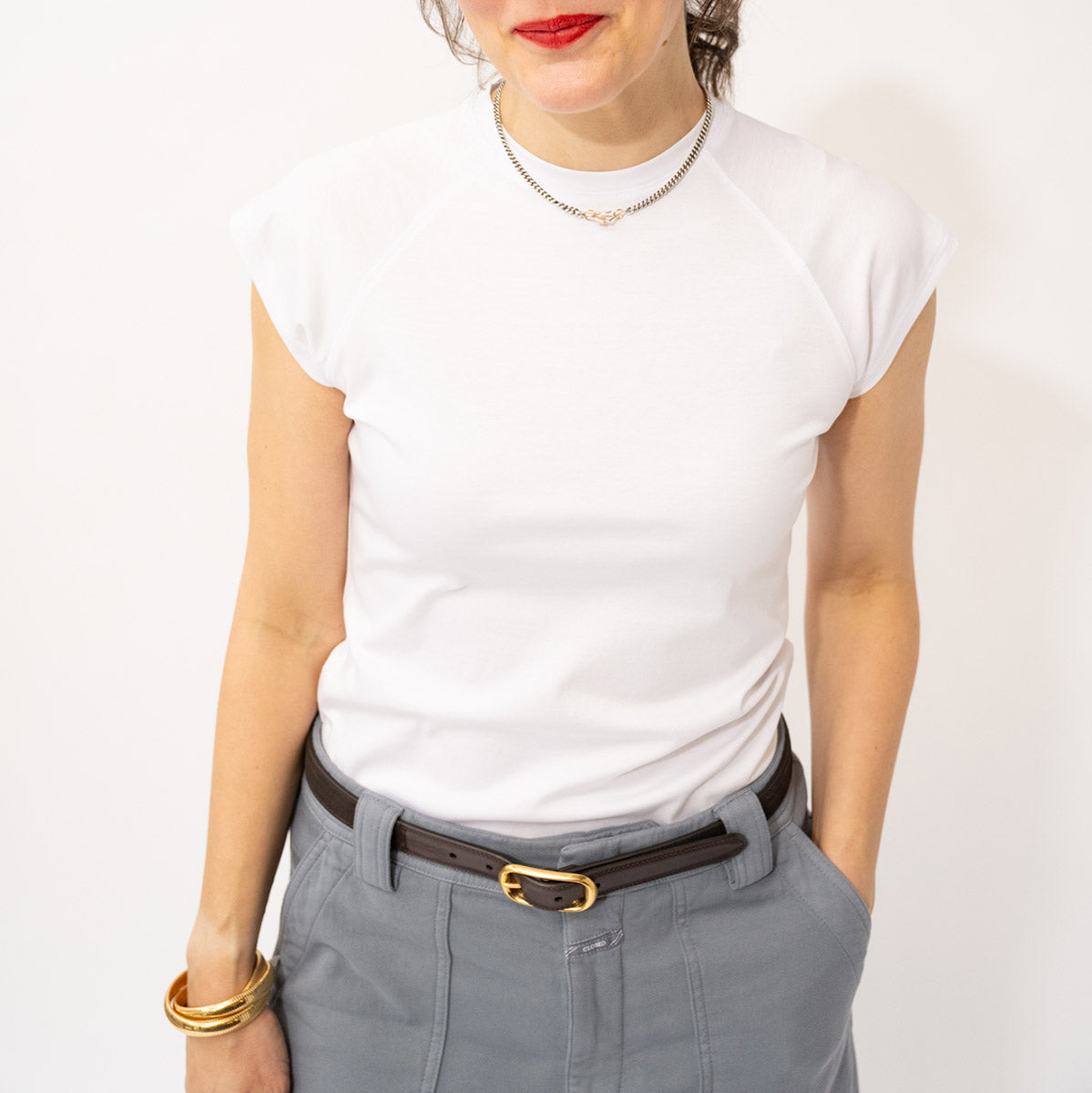 Jersey Tee in White