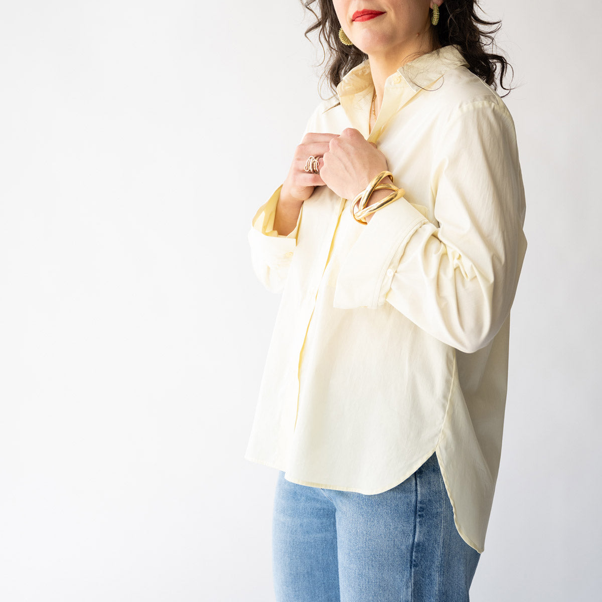 Next Morning Blouse in Flan