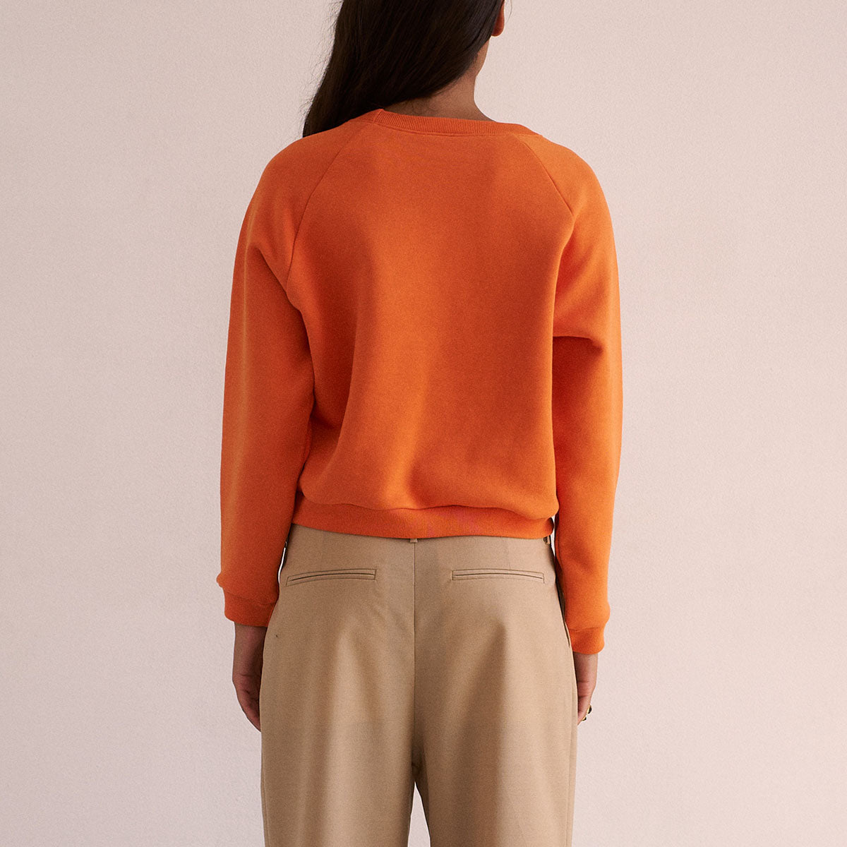 The Daily Sweatshirt in Orange