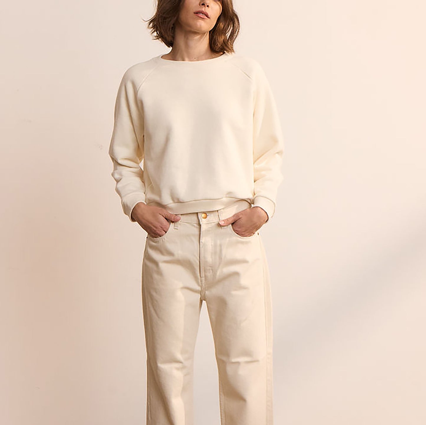 Daily Sweatshirt in Natural White