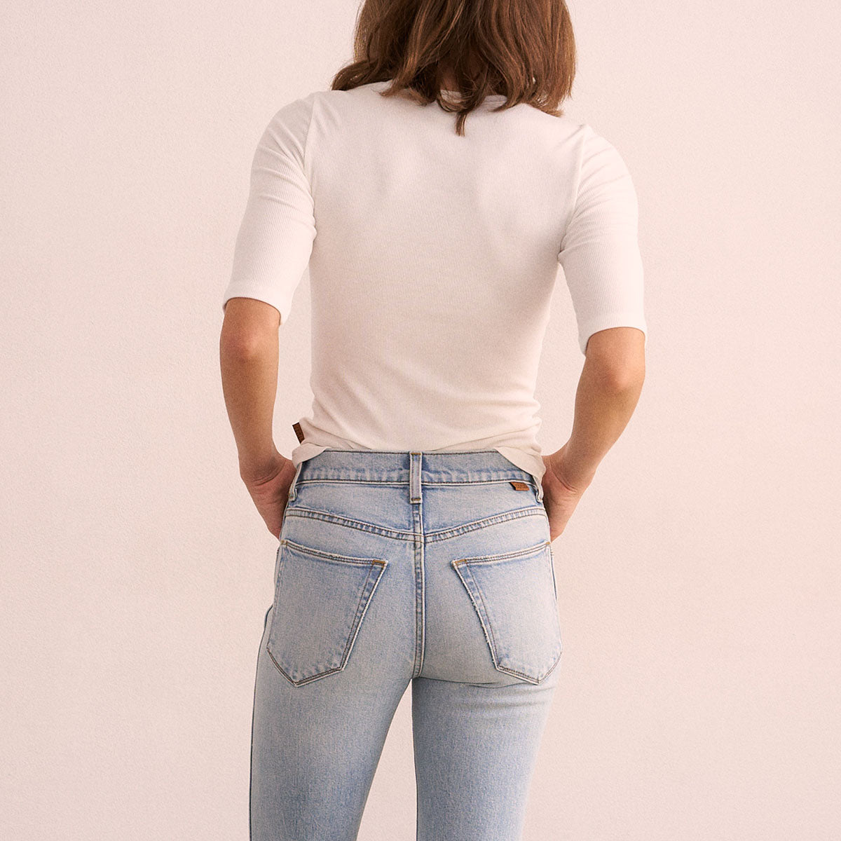 The Rib Elbow Crew in White