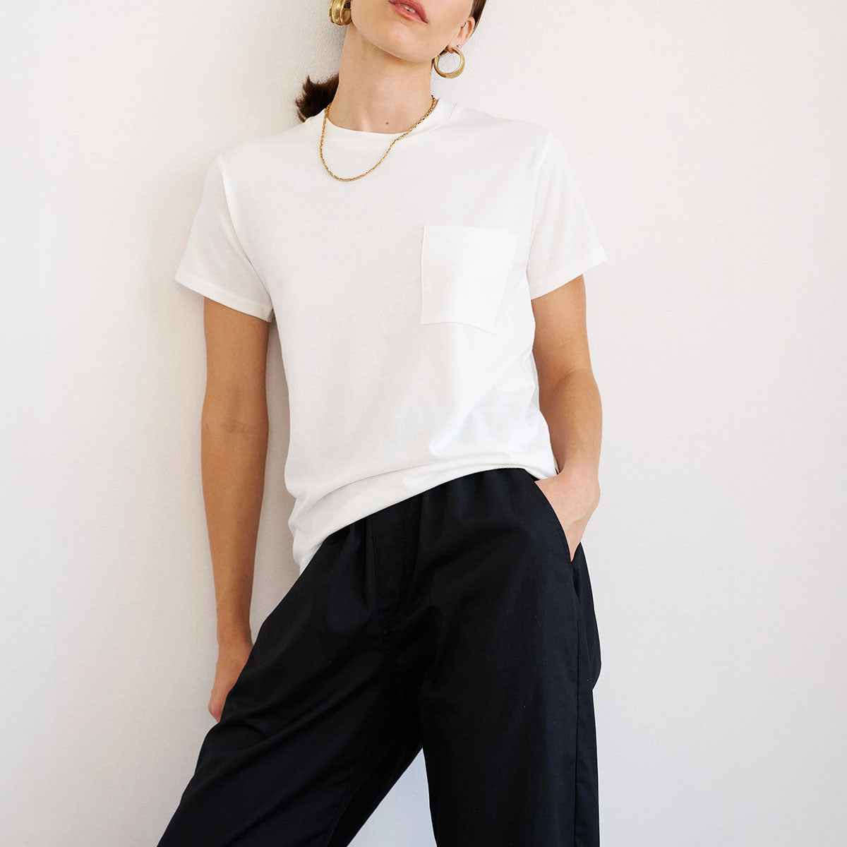 The Pocket Tee in White