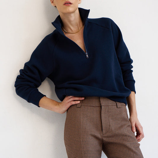 The Quarter Zip in Navy