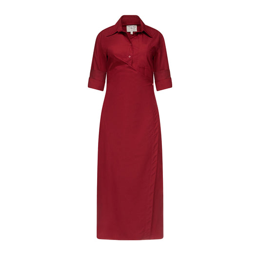 New Earl Dress in Karanda Red
