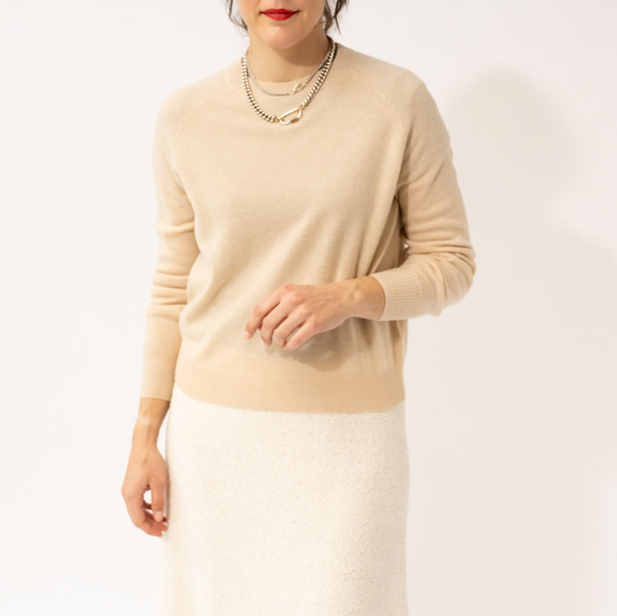 The Cashmere Crew in Creme