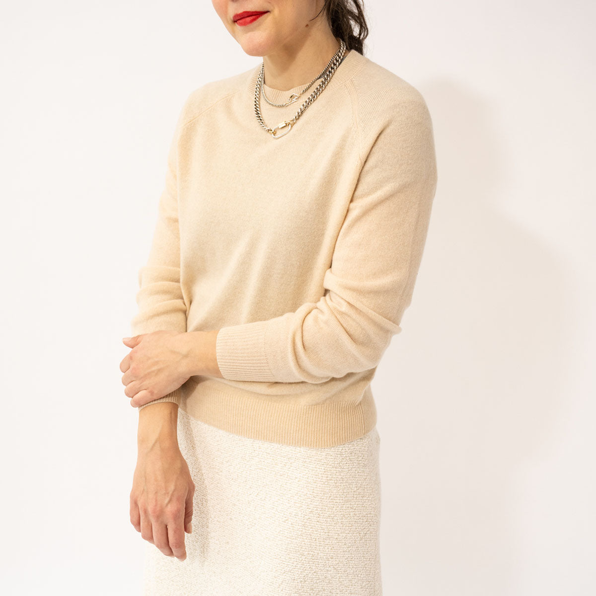 The Cashmere Crew in Creme