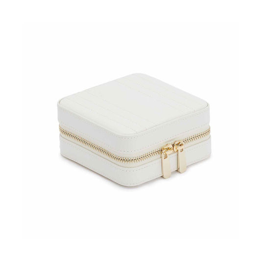 Maria Small Zip Case in White