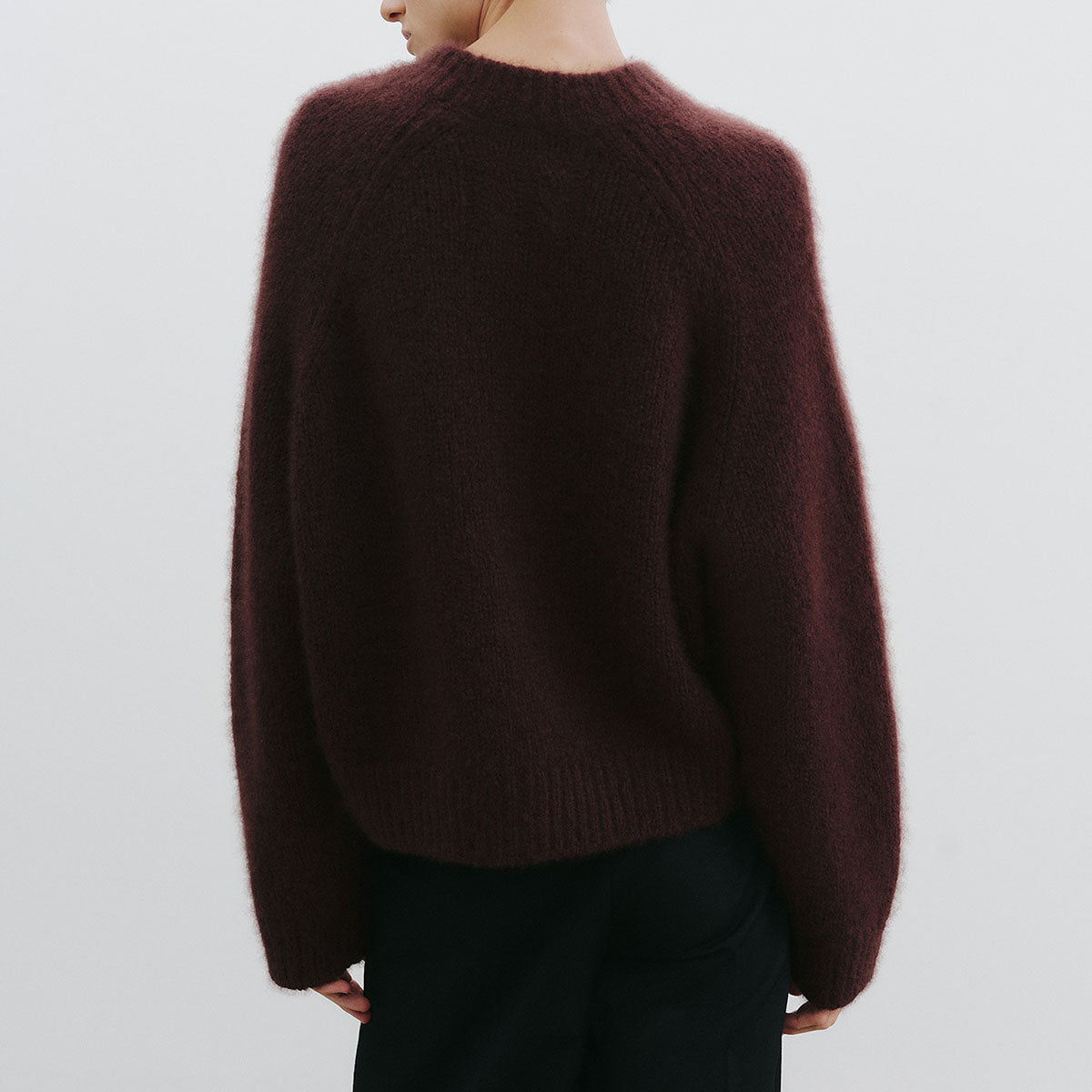 Tomaso Sweater in Burgundy