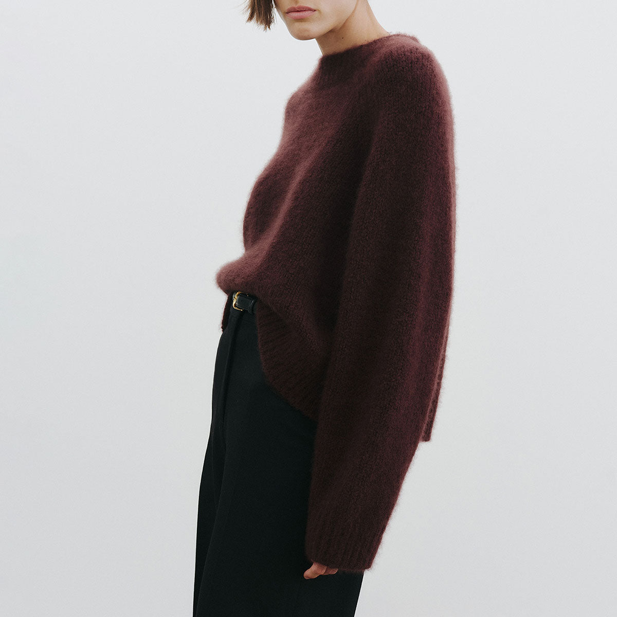 Tomaso Sweater in Burgundy