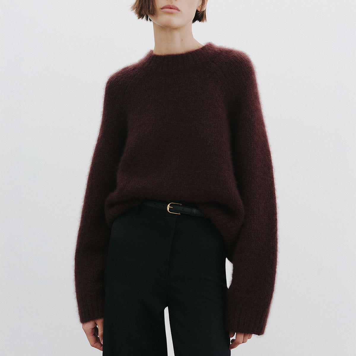 Tomaso Sweater in Burgundy