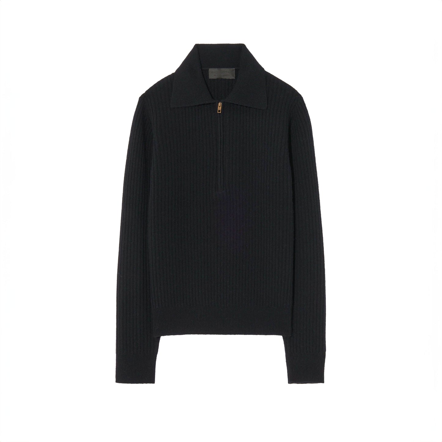 Braxton Knit Polo in Dark Navy