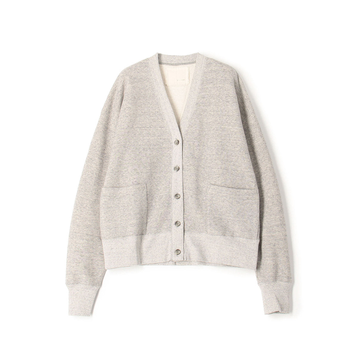 Button Up Cardigan in Heather Gray