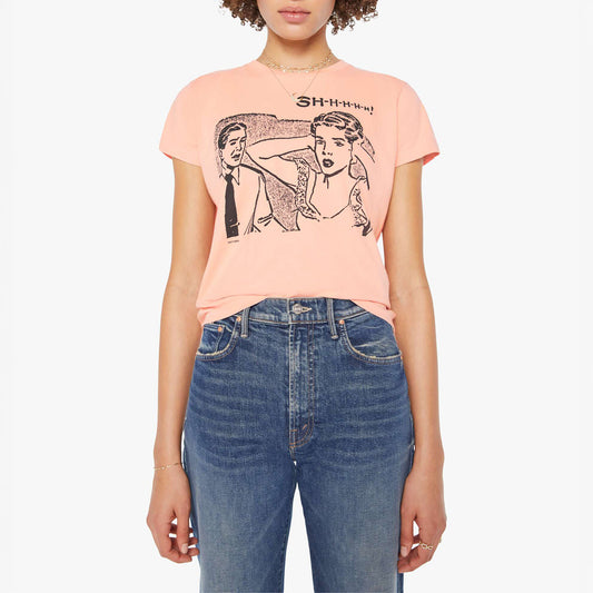 Boxy Goodie Goodie Tee in Shhhh