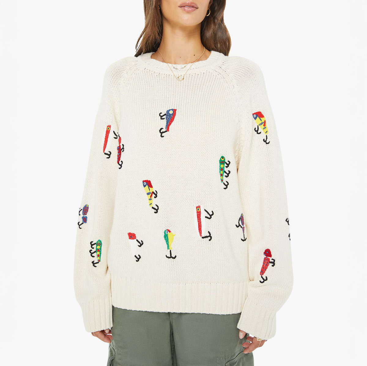 Raglan Pullover in Catch of the Day