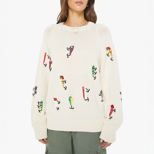 Raglan Pullover in Catch of the Day