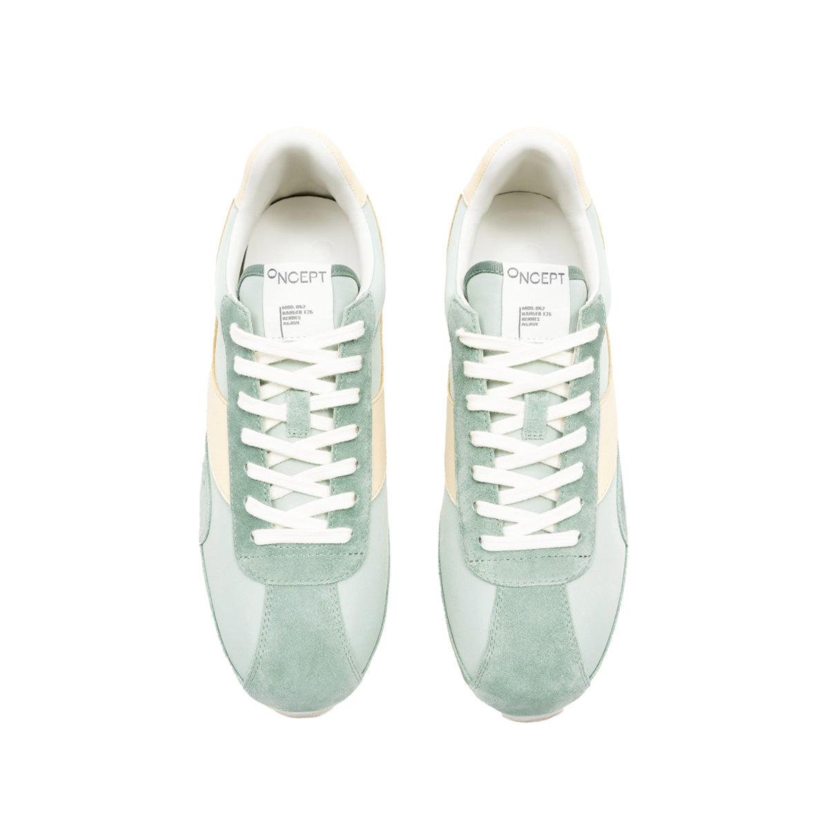 Rennes Sneaker in Agave featuring premium suede upper and stylish design.