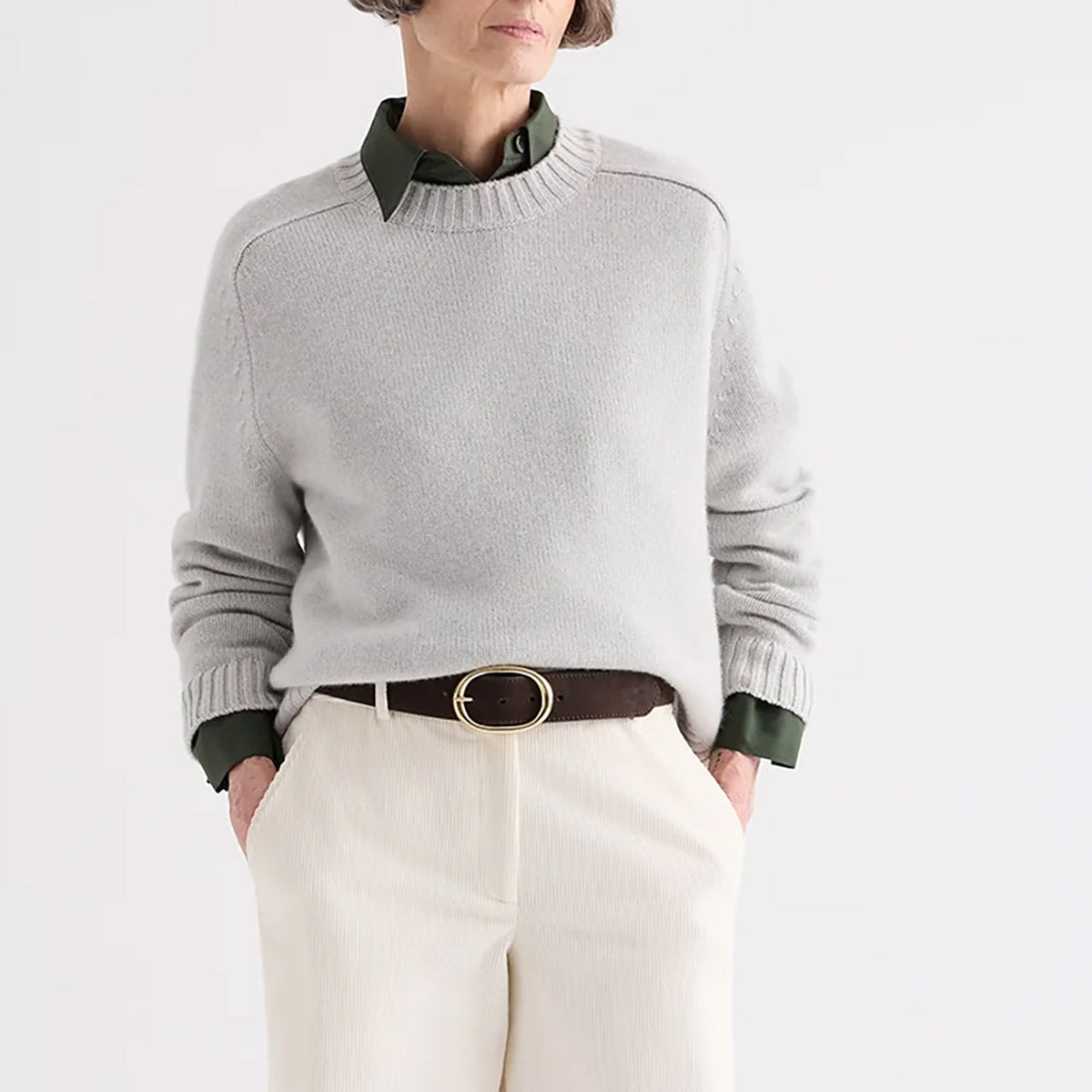 New Jill Crewneck in Pumice