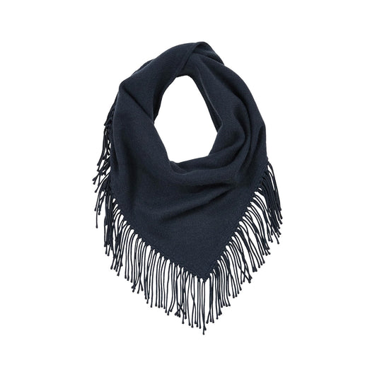 Fringe Scarf in Blue Nights