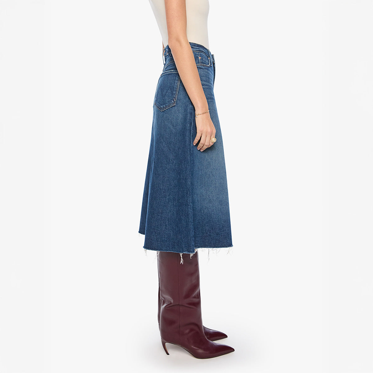 Circle Midi Fray in Buckaroo