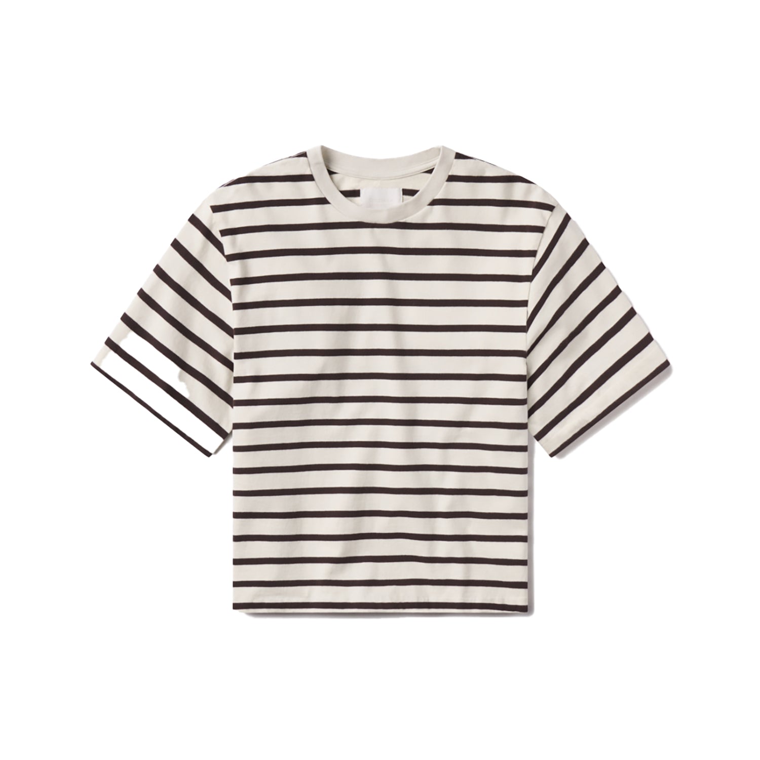Goldie Tee in Chocolate Stripe