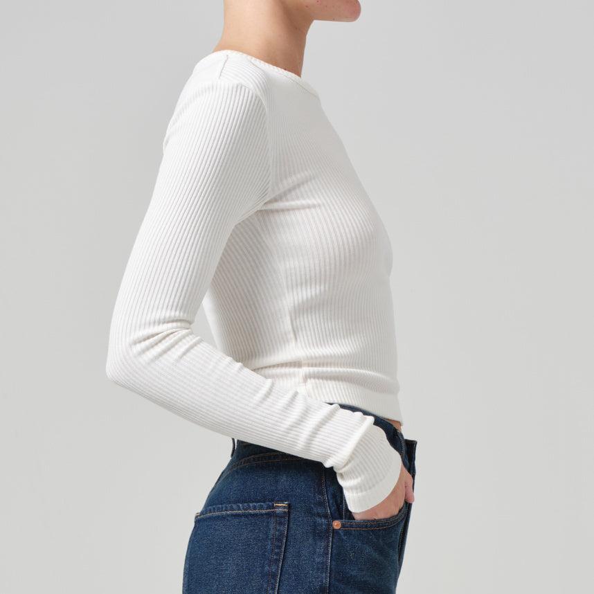 Faena Cropped Thermal in Pashmina