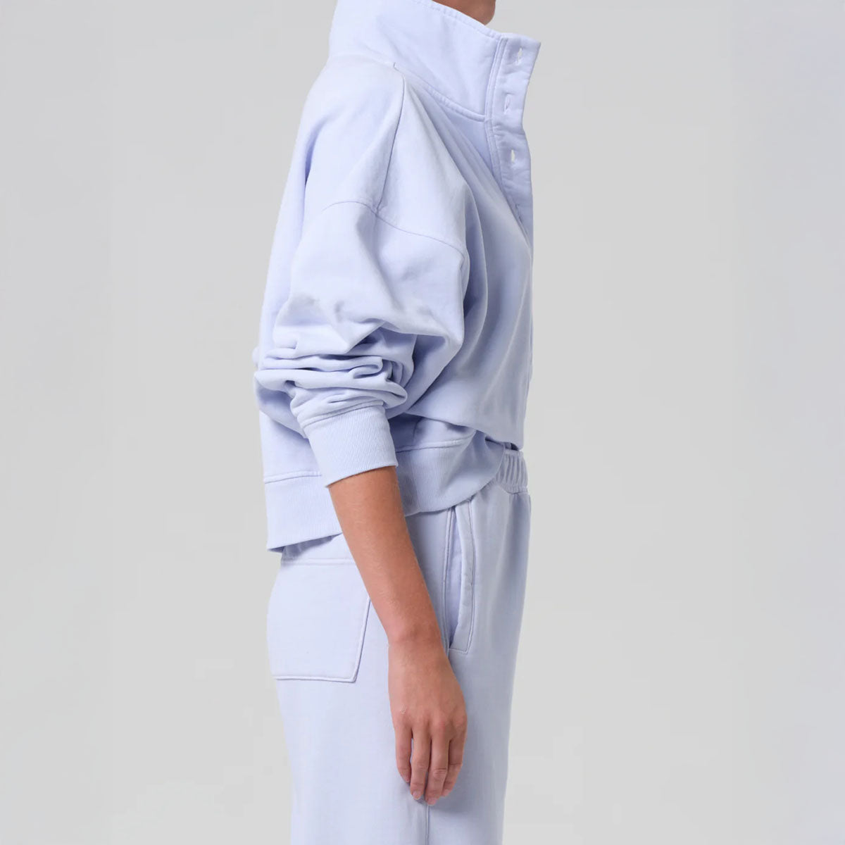 Mirelle Funnel Neck in Periwinkle