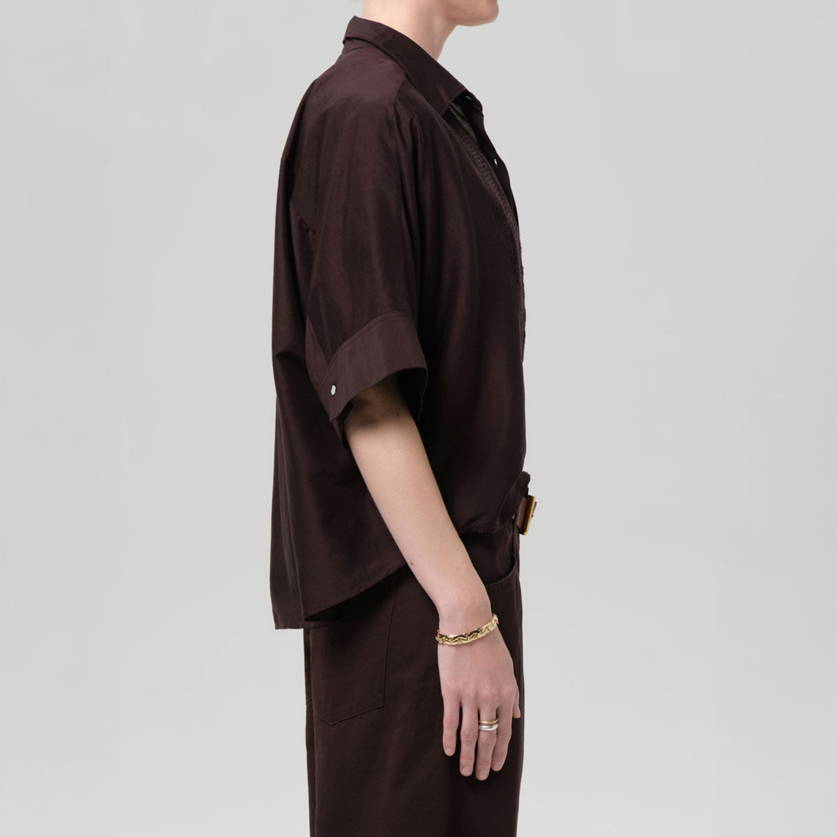 Claire Shirt in Chocolate