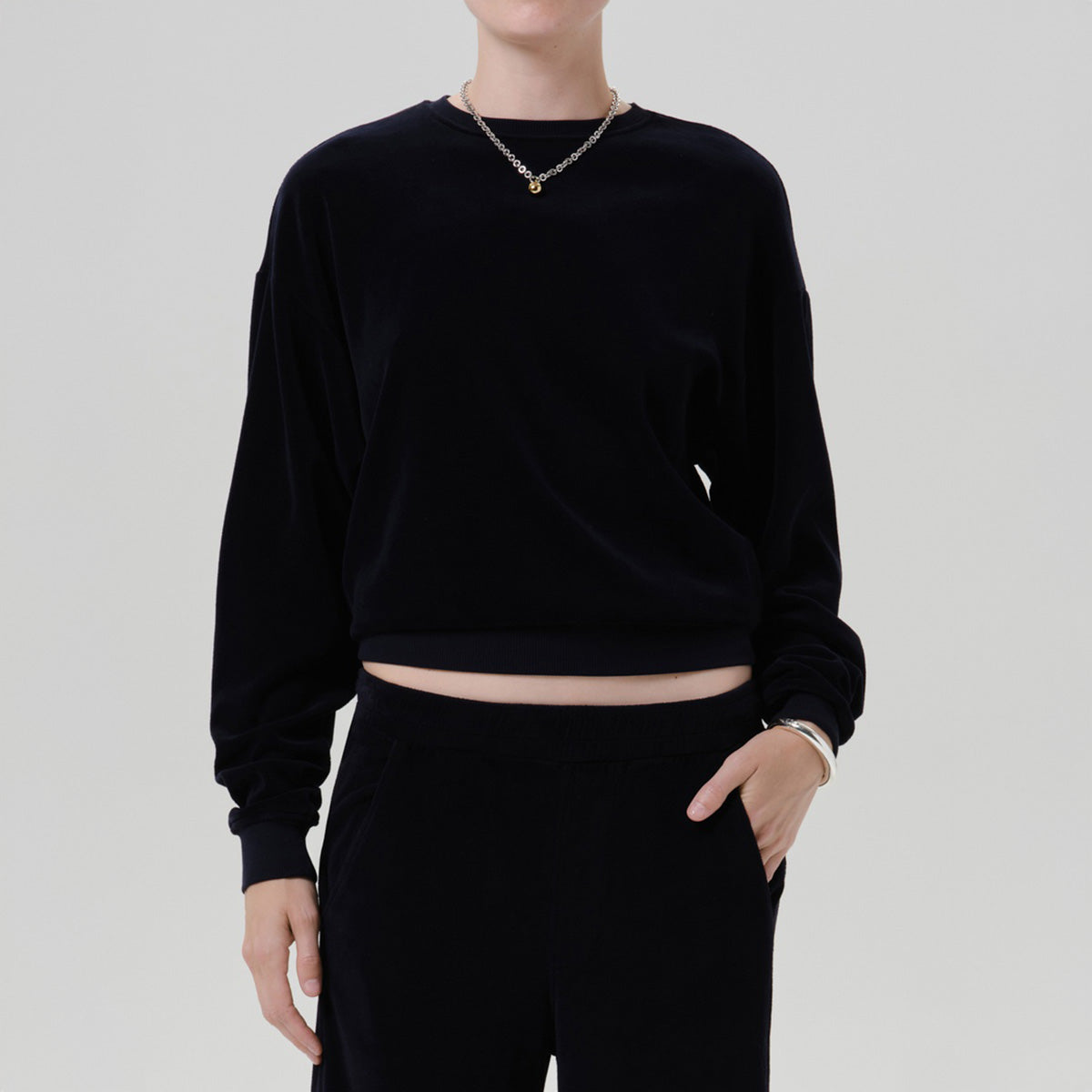 Vintage Crewneck in Notte