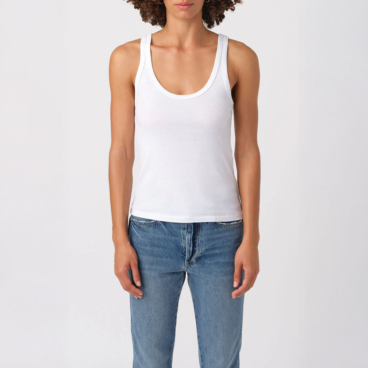 Layering Tank in White