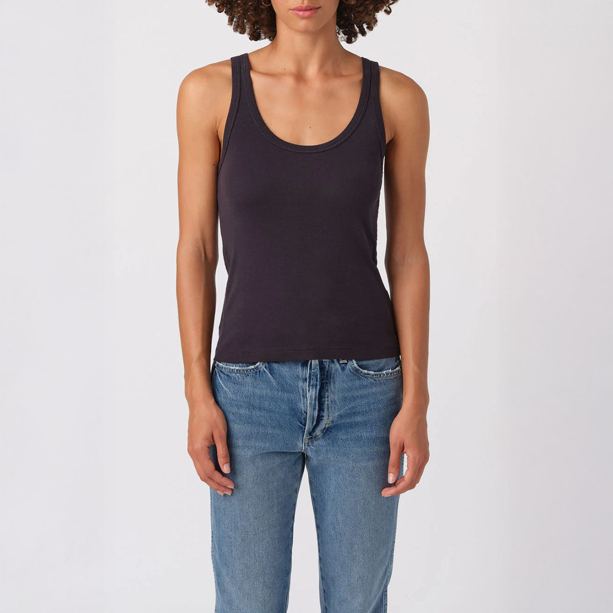 Layering Tank in Vintage Black