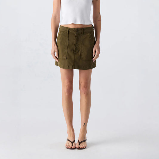 Easy Slouch Skirt in Reseda