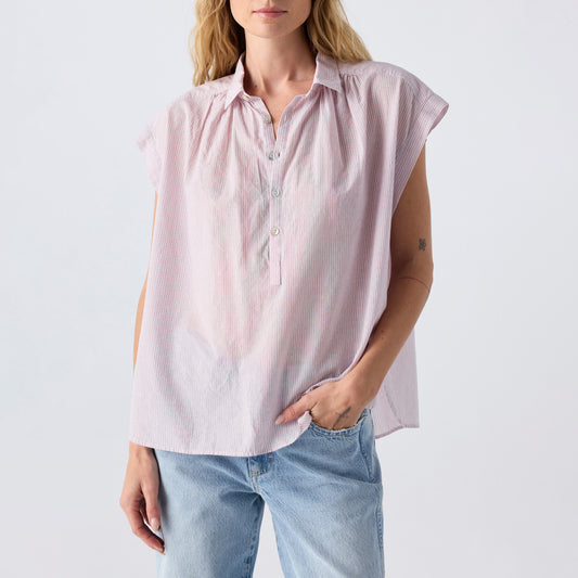 Hedy Voile Blouse in Flush