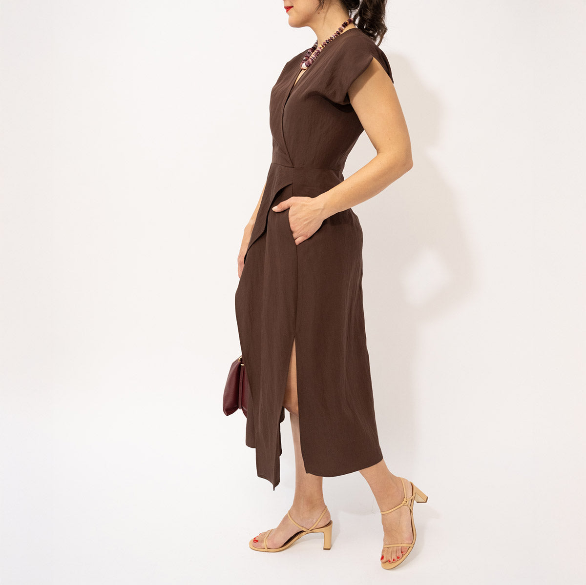 Mido Dress in Chocolate
