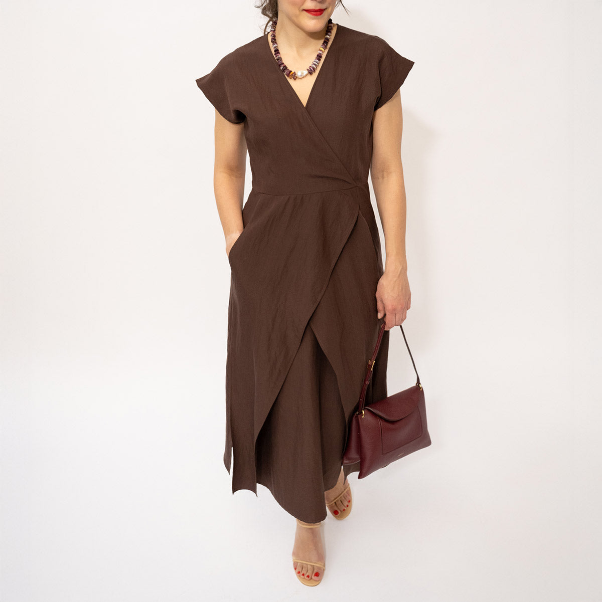 Mido Dress in Chocolate