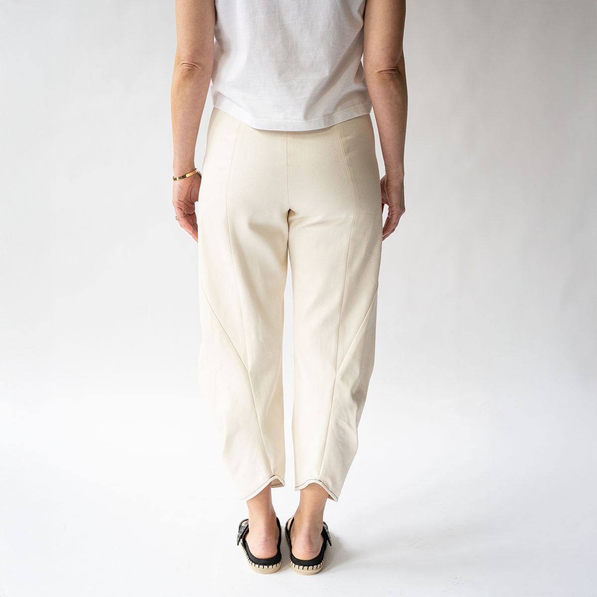Takeo Pant in Ecru