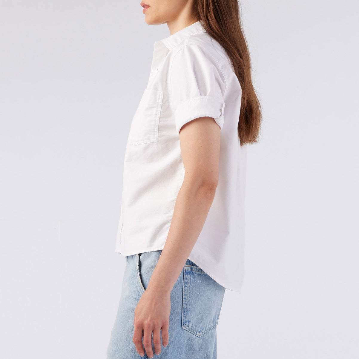 Shirley Short Sleeve Shirt in White