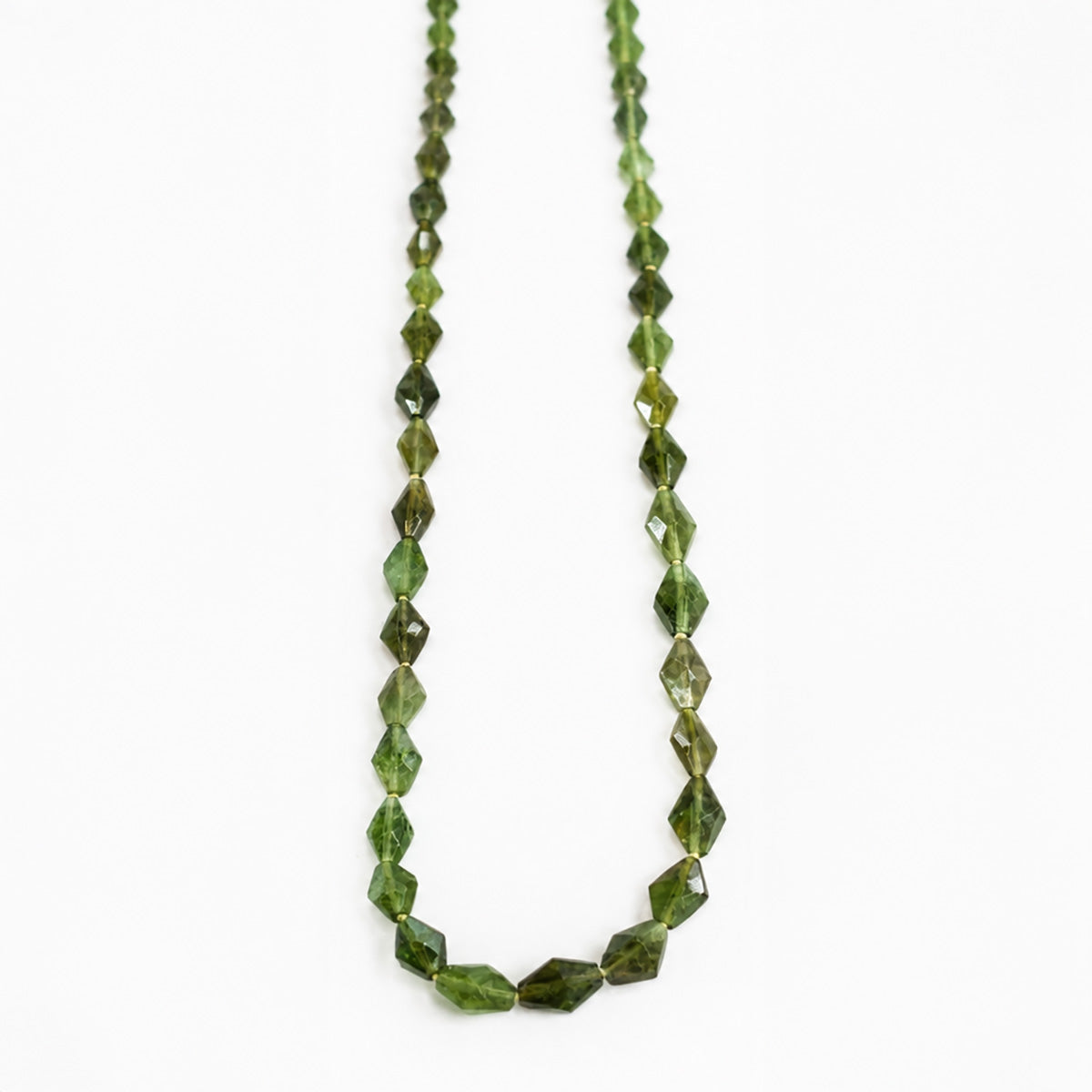 Green Tourmaline Beaded Strand